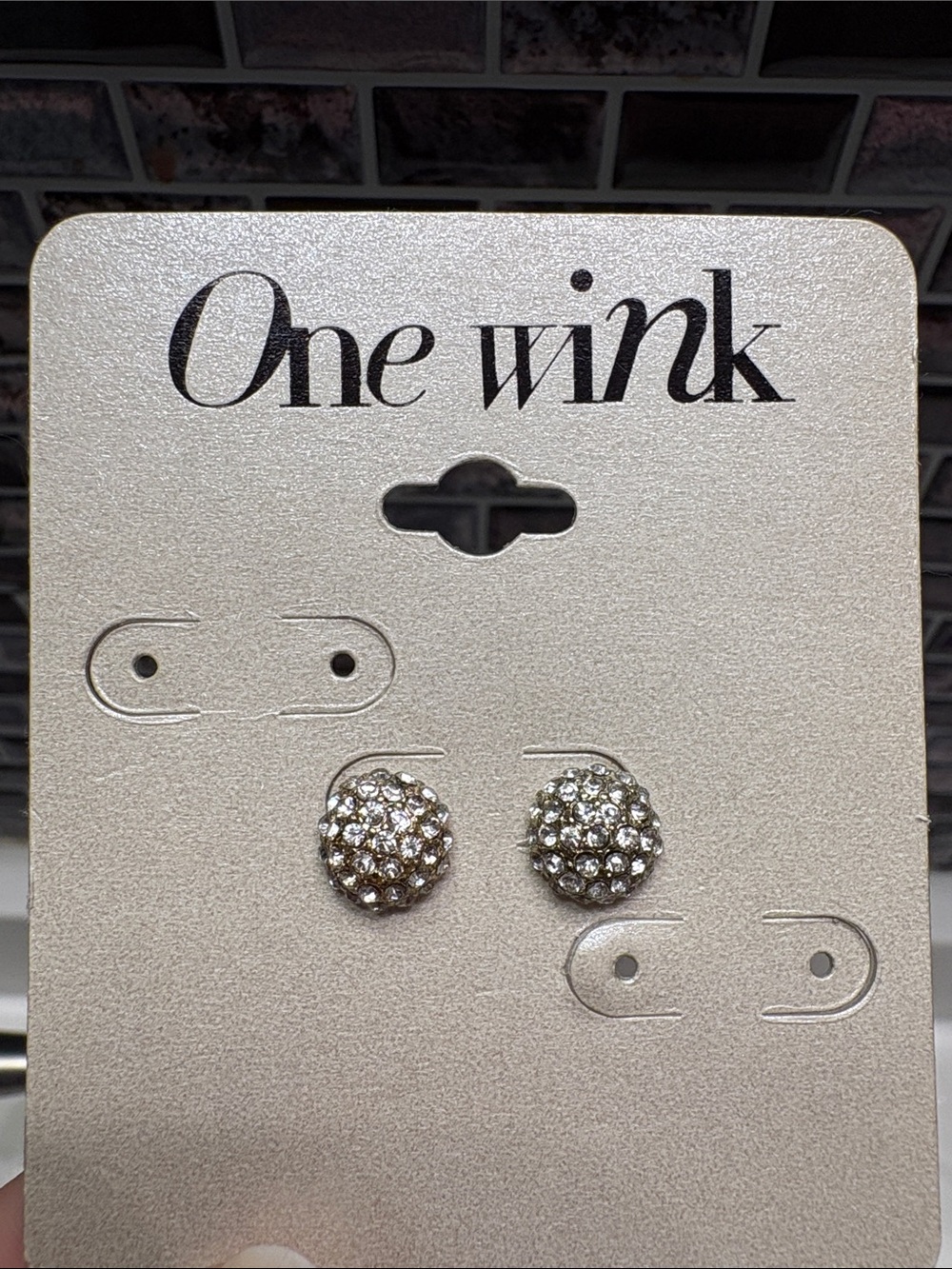 Round Crystal Pave Sparkling Stud Earrings